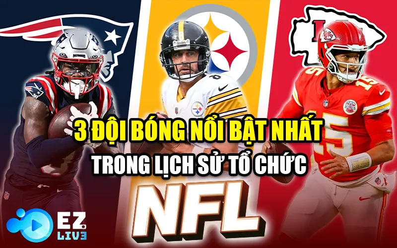 3 đội bóng nổi bật trong lịch sử giải NFL