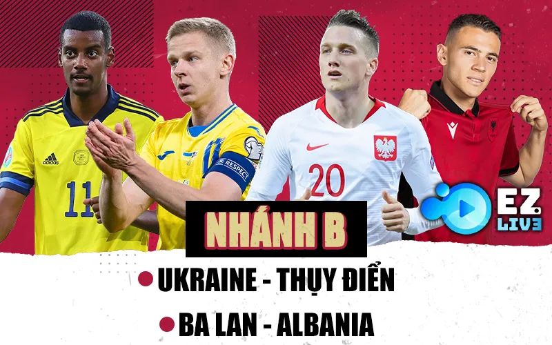 Bốc thăm play off WC 2026 nhánh B