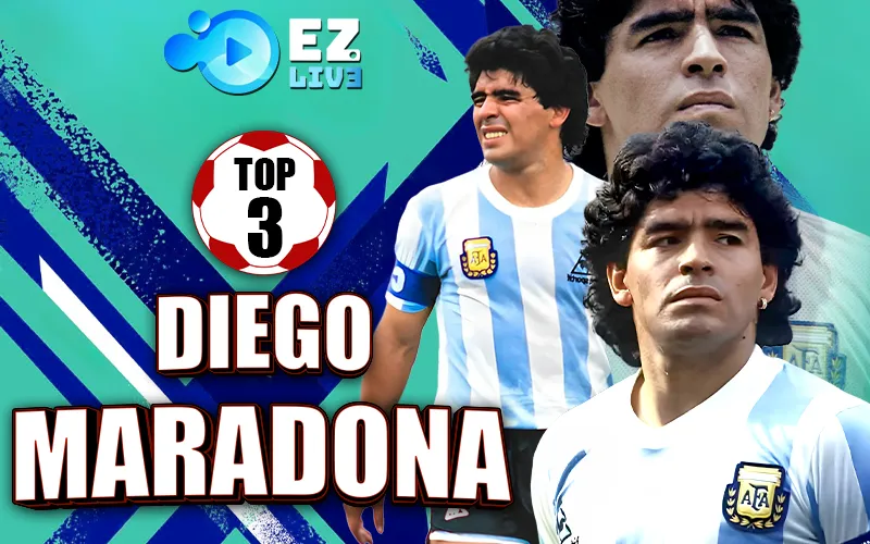 Top 3 cầu thủ vĩ đại nhất thế giới thuộc về Maradona