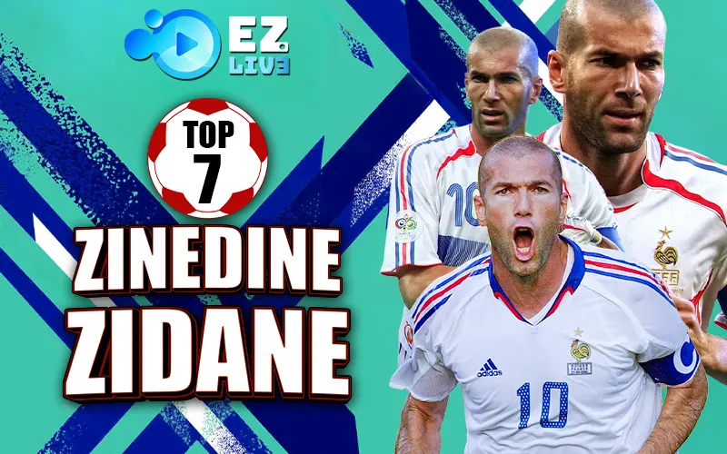 Zinedine Zidane xếp vị trí thứ 7 trong danh sách cầu thủ vĩ đại nhất thế giới