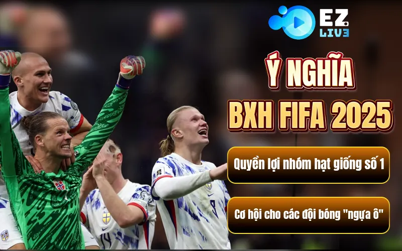 Ý nghĩa của Bảng xếp hạng FIFA 2025