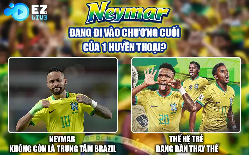 Neymar World Cup 2026 không còn được trọng dụng